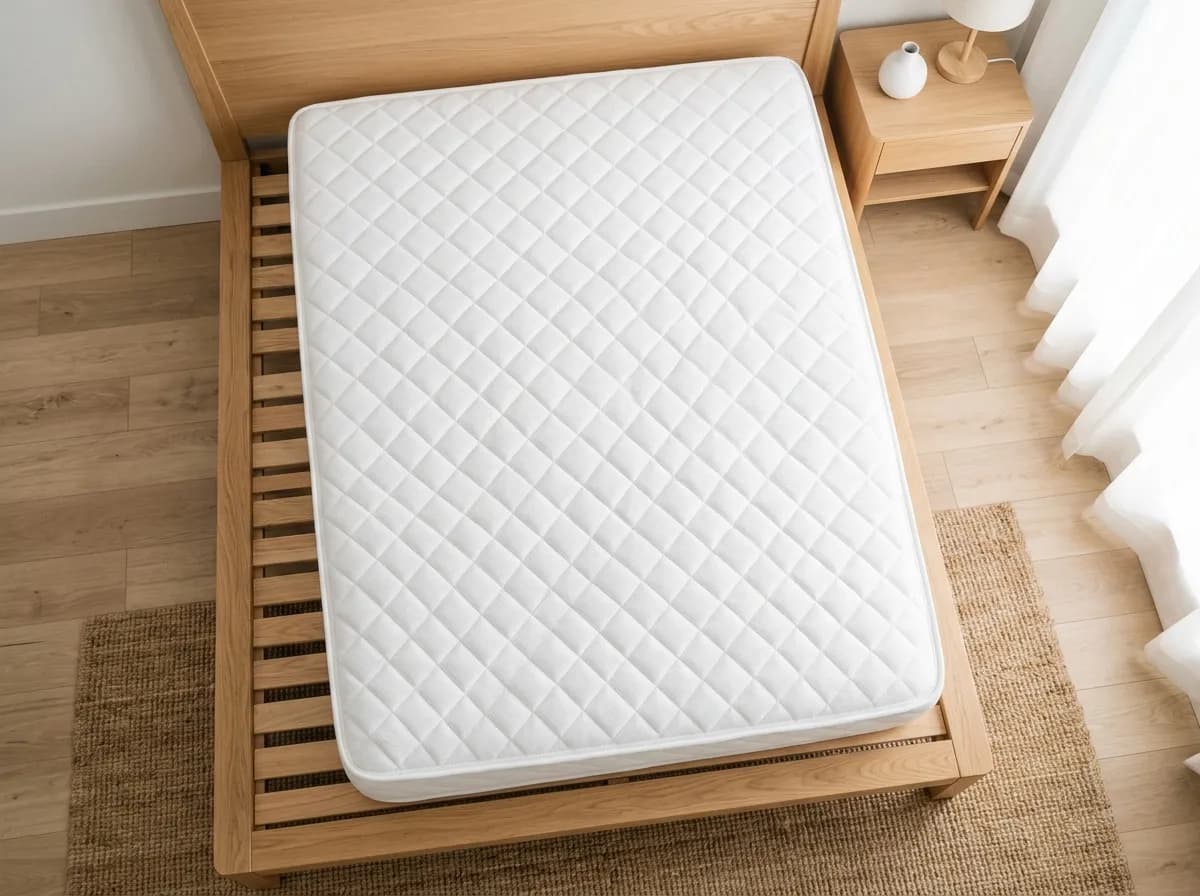 Clean mattress after full deep clean and sanitisation